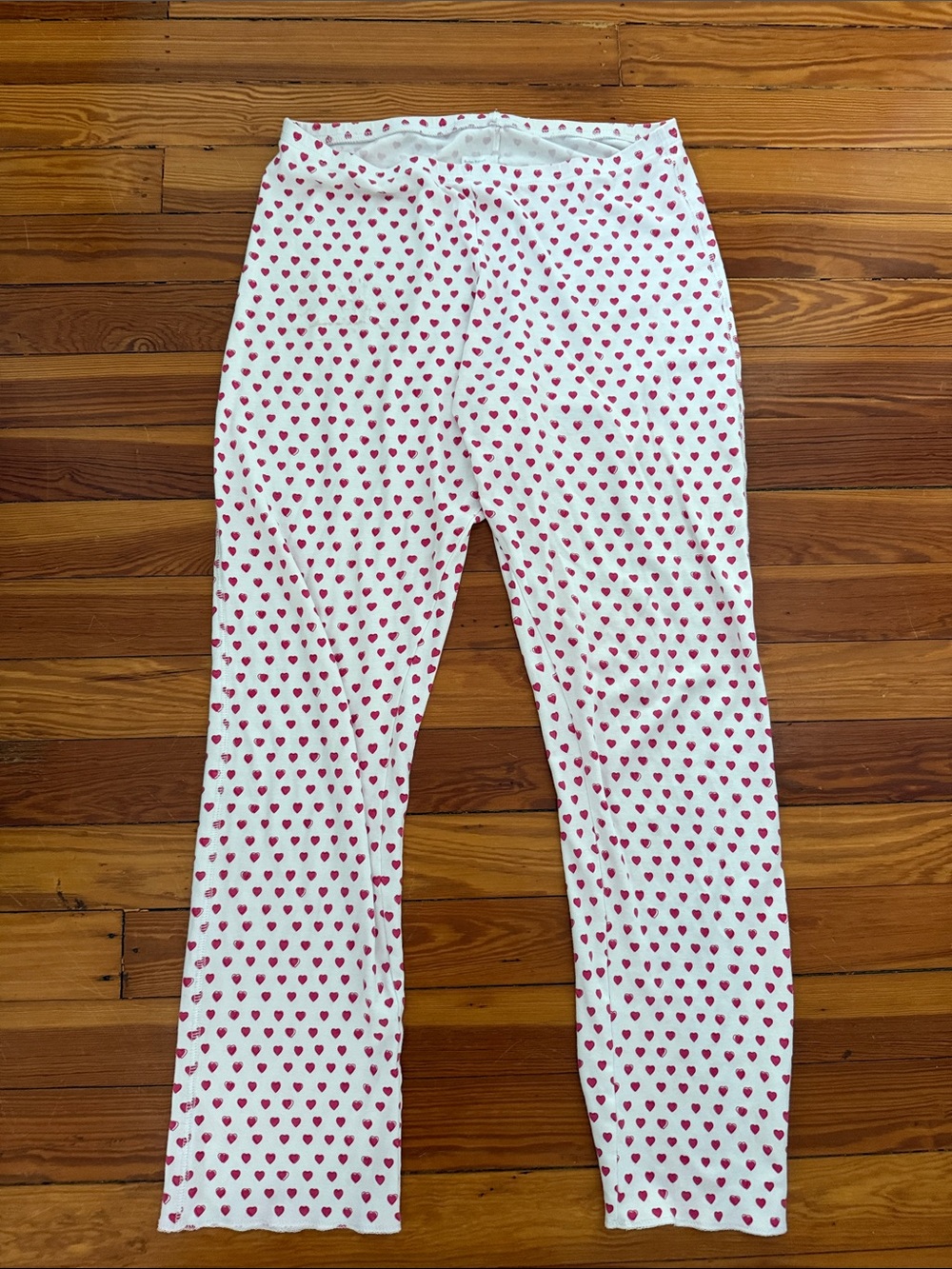 Roller rabbit White/pink Pajama Pants -white  with Pink Hearts